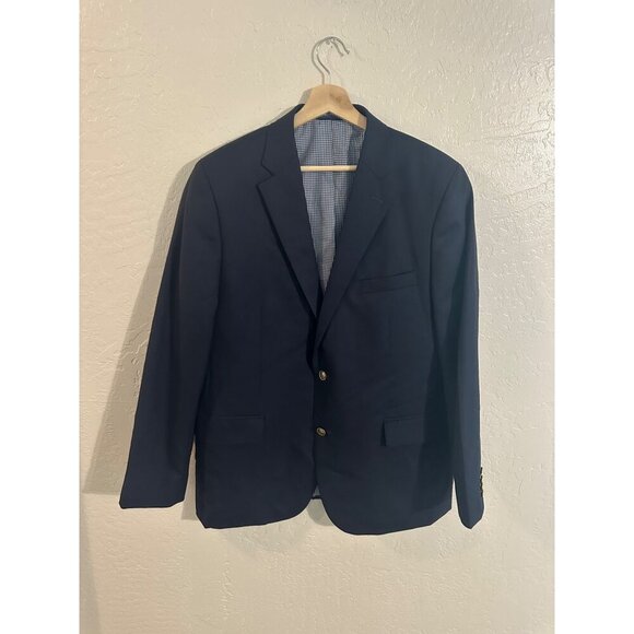 Stafford Men’s Tailored Cultured Wool Regular Fit Blazer - Picture 1 of 12
